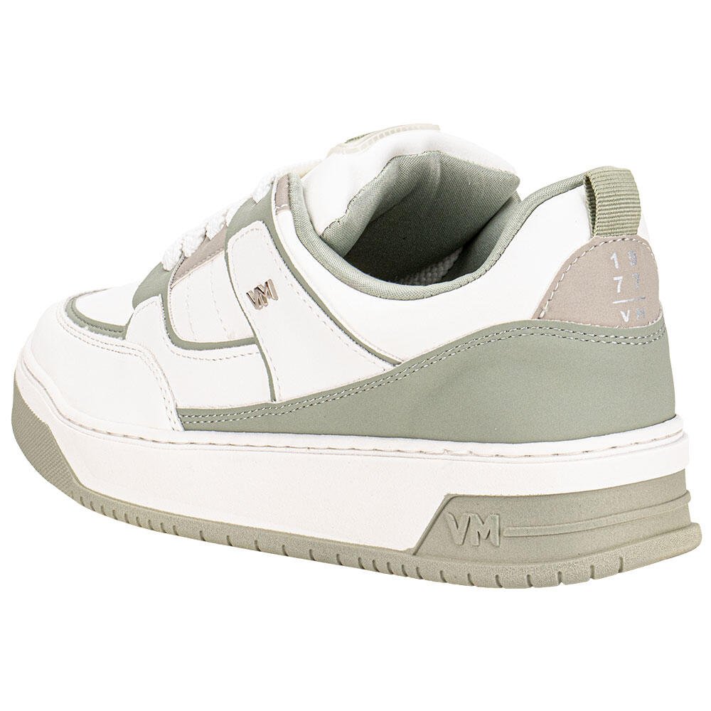 TÊNIS FEMININO CASUAL VIA MARTE 232006 Branco/Verde 3