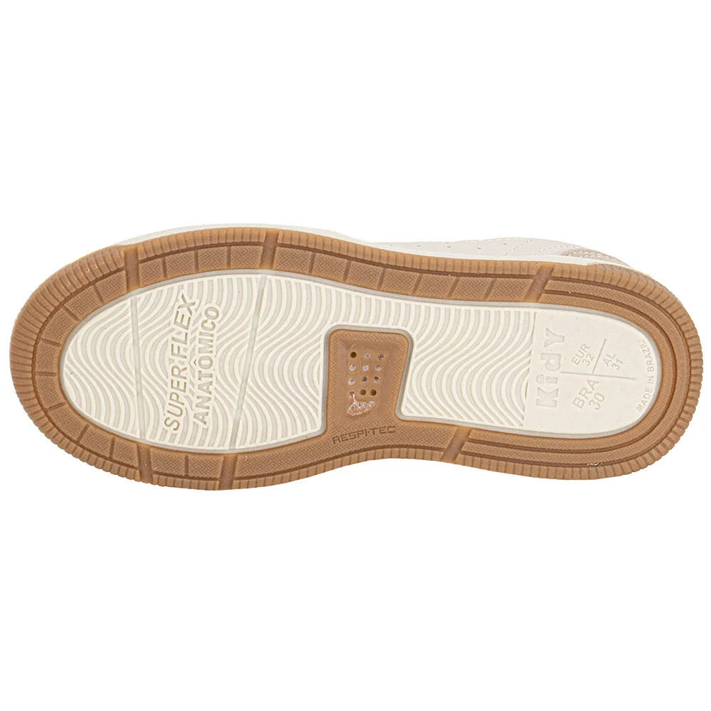 SAPATÊNIS INFANTIL KIDY  0110402 Bege 4