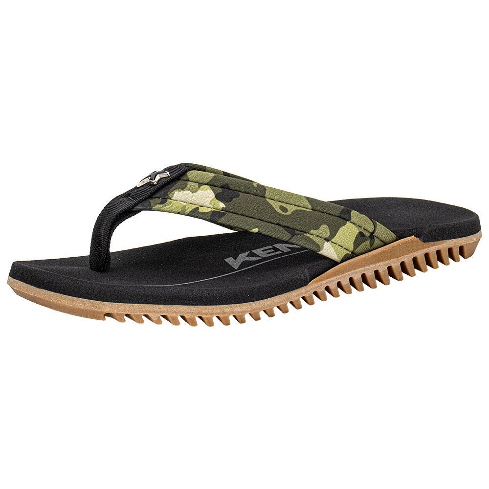 CHINELO MASCULINO NK6 ARMY KENNER ELH Preto/Verde 2