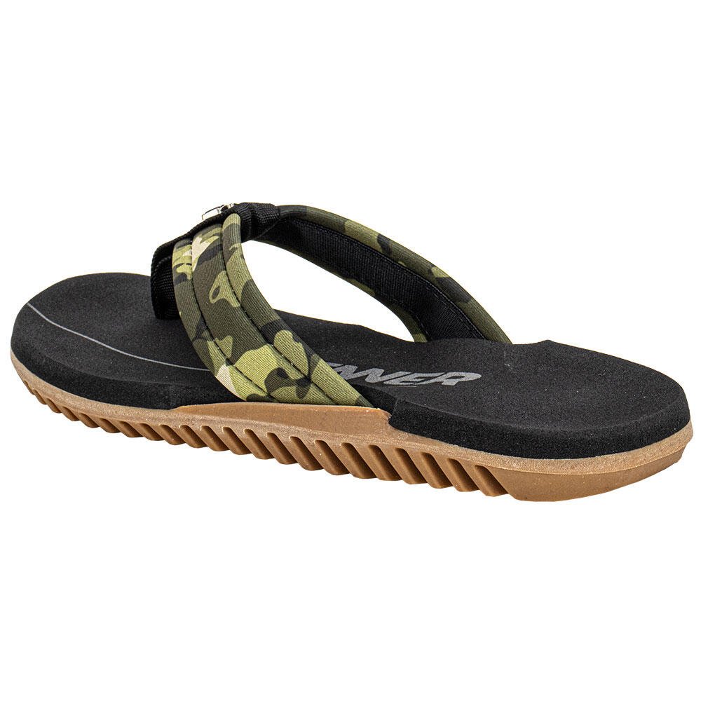 CHINELO MASCULINO NK6 ARMY KENNER ELH Preto/Verde 4