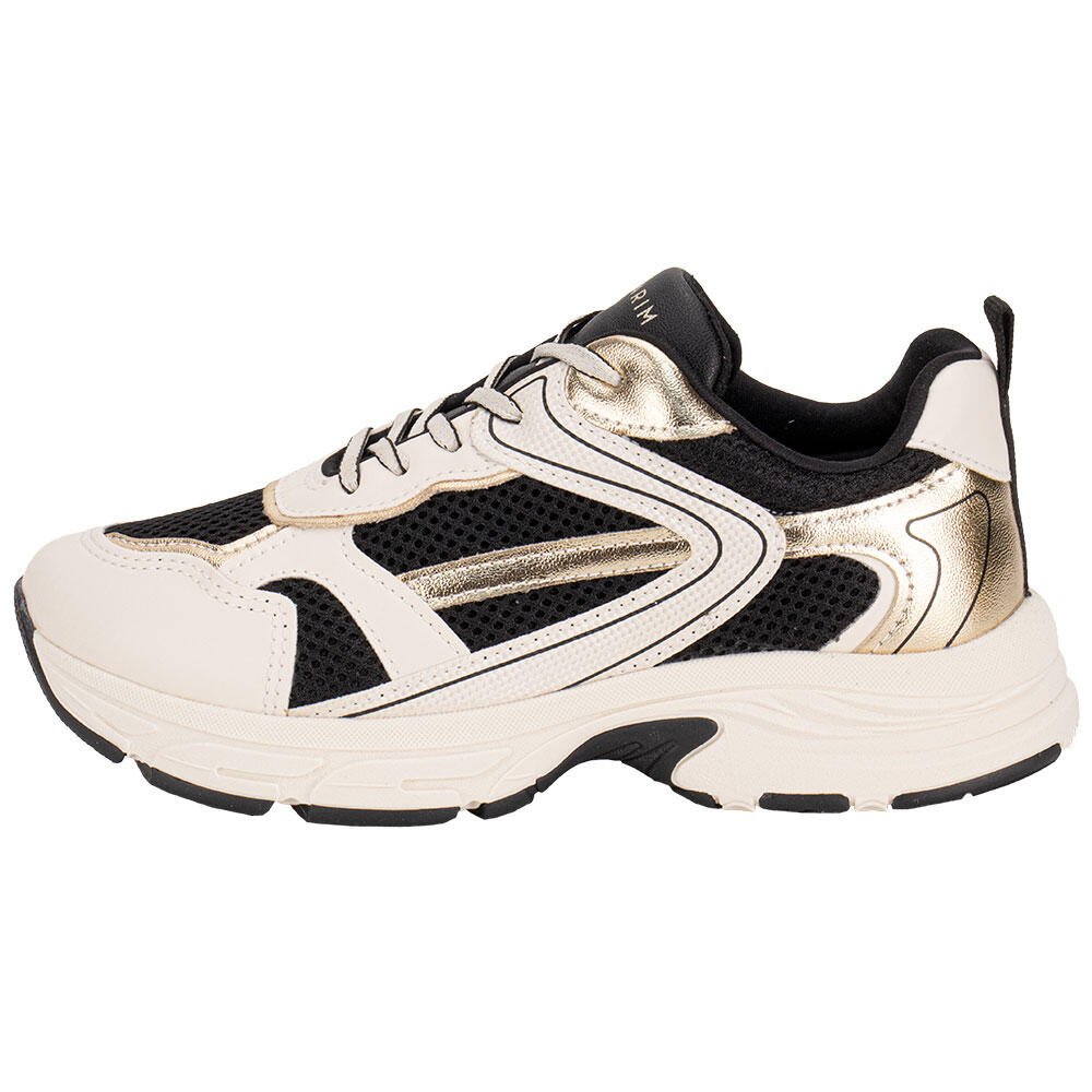 TÊNIS FEMININO CHUNKY RAMARIM 2590132 Bege/Preto 2
