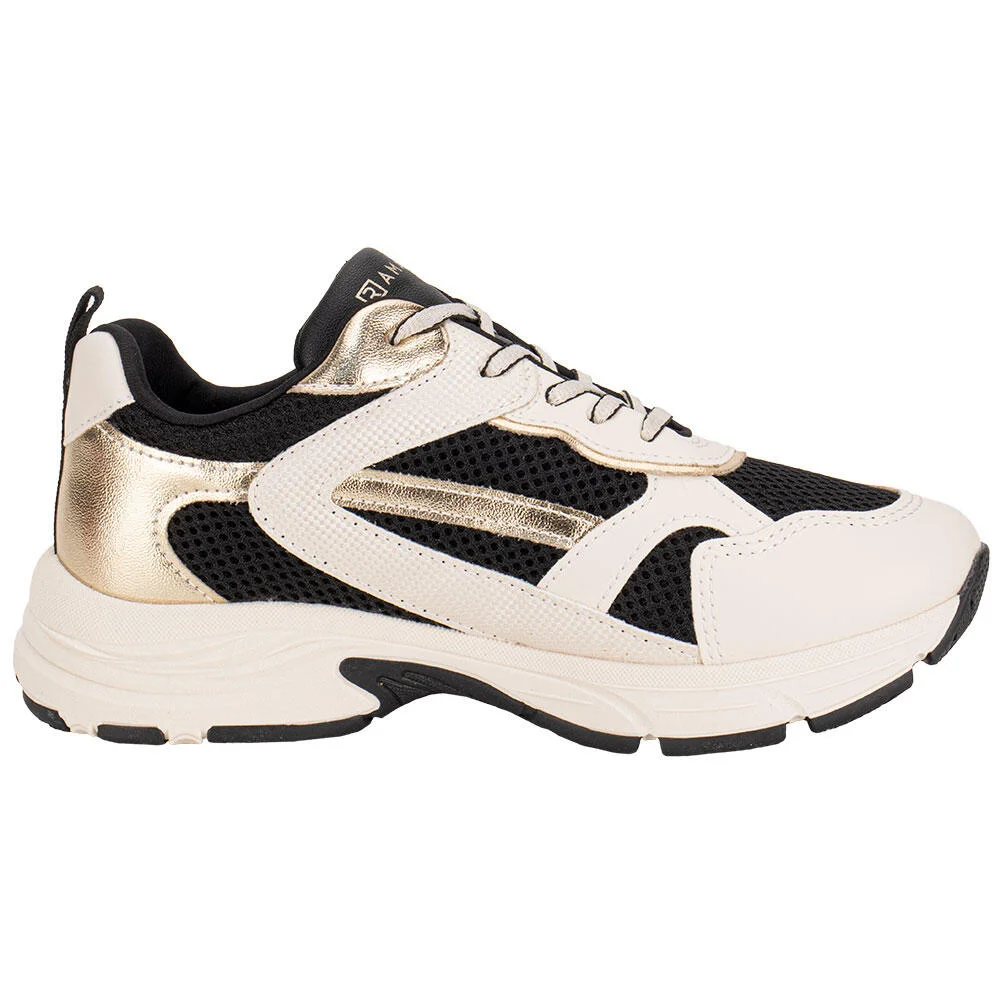 TÊNIS FEMININO CHUNKY RAMARIM 2590132 Bege/Preto 5