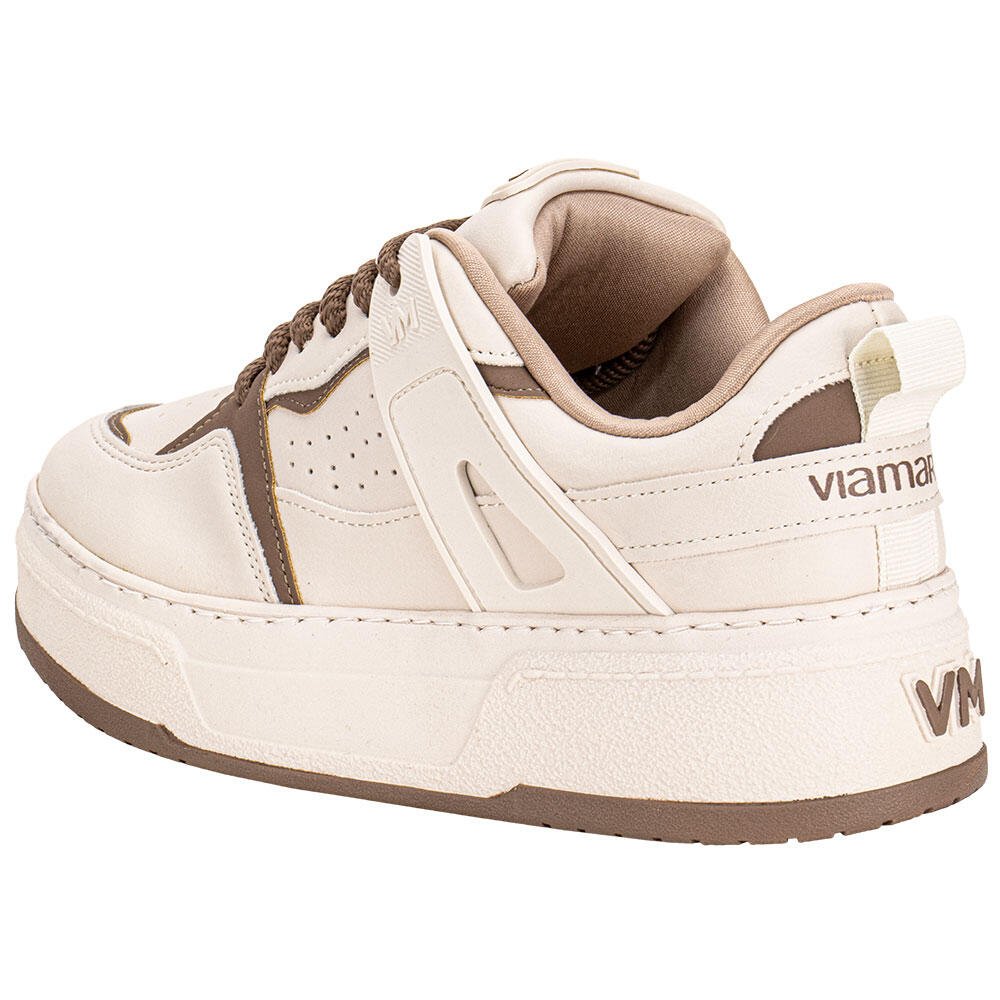 TÊNIS FEMININO CASUAL VIA MARTE 304001 Marfim 3