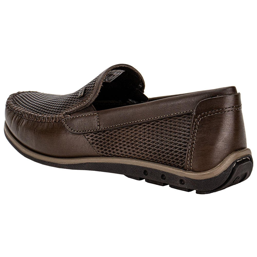 MOCASSIM MASCULINO PEGADA 141606 Café 3