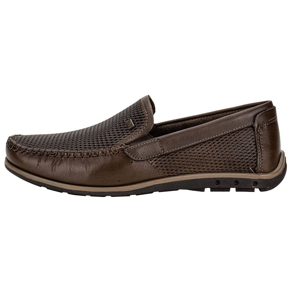MOCASSIM MASCULINO PEGADA 141606 Café 2