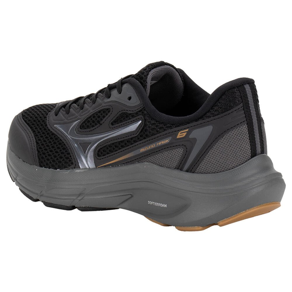 TÊNIS MASCULINO HAWK 6 MIZUNO 101033033 Preto/Cinza 3