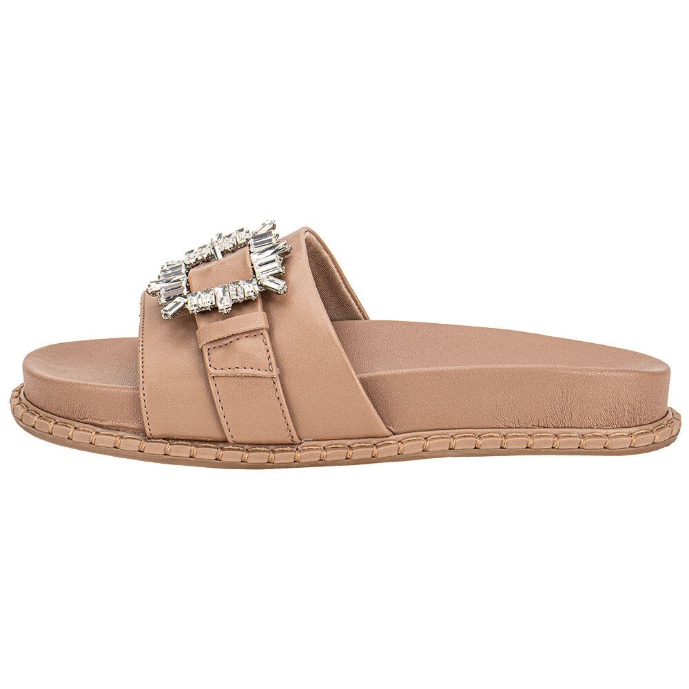 TAMANCO FEMININO FLAT VIA MARTE 315005 Bege 2