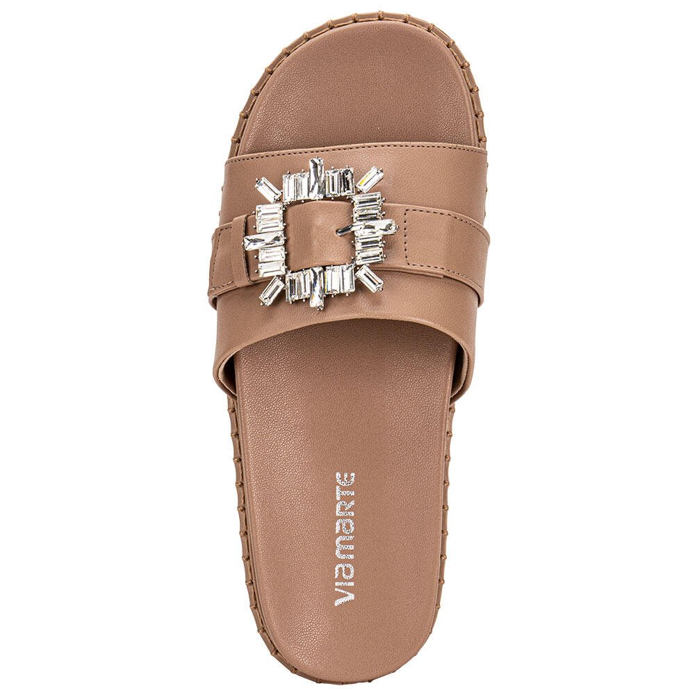 TAMANCO FEMININO FLAT VIA MARTE 315005 Bege 5
