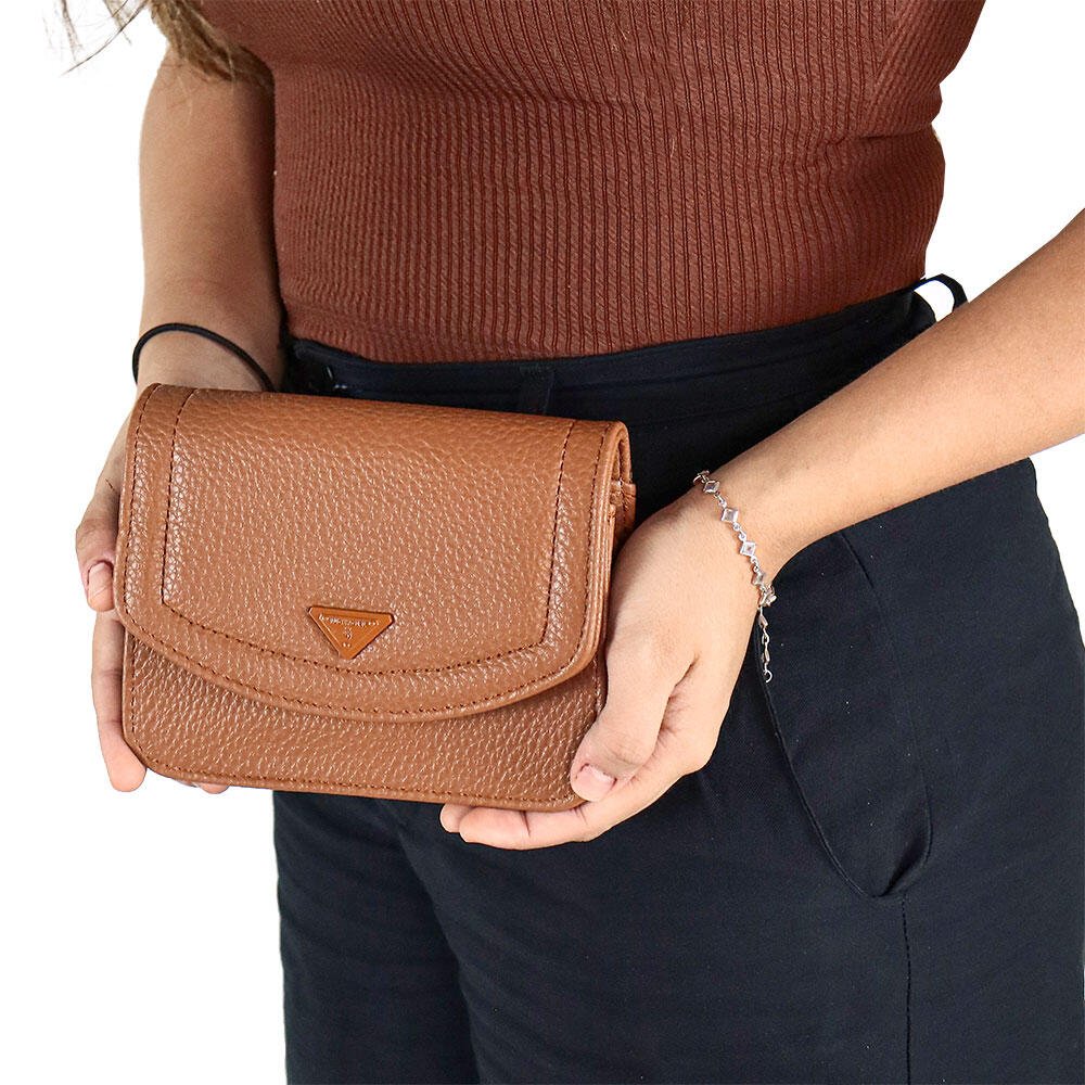 BOLSA FEMININA TRANSVERSAL H.E Q9441 Prata 2