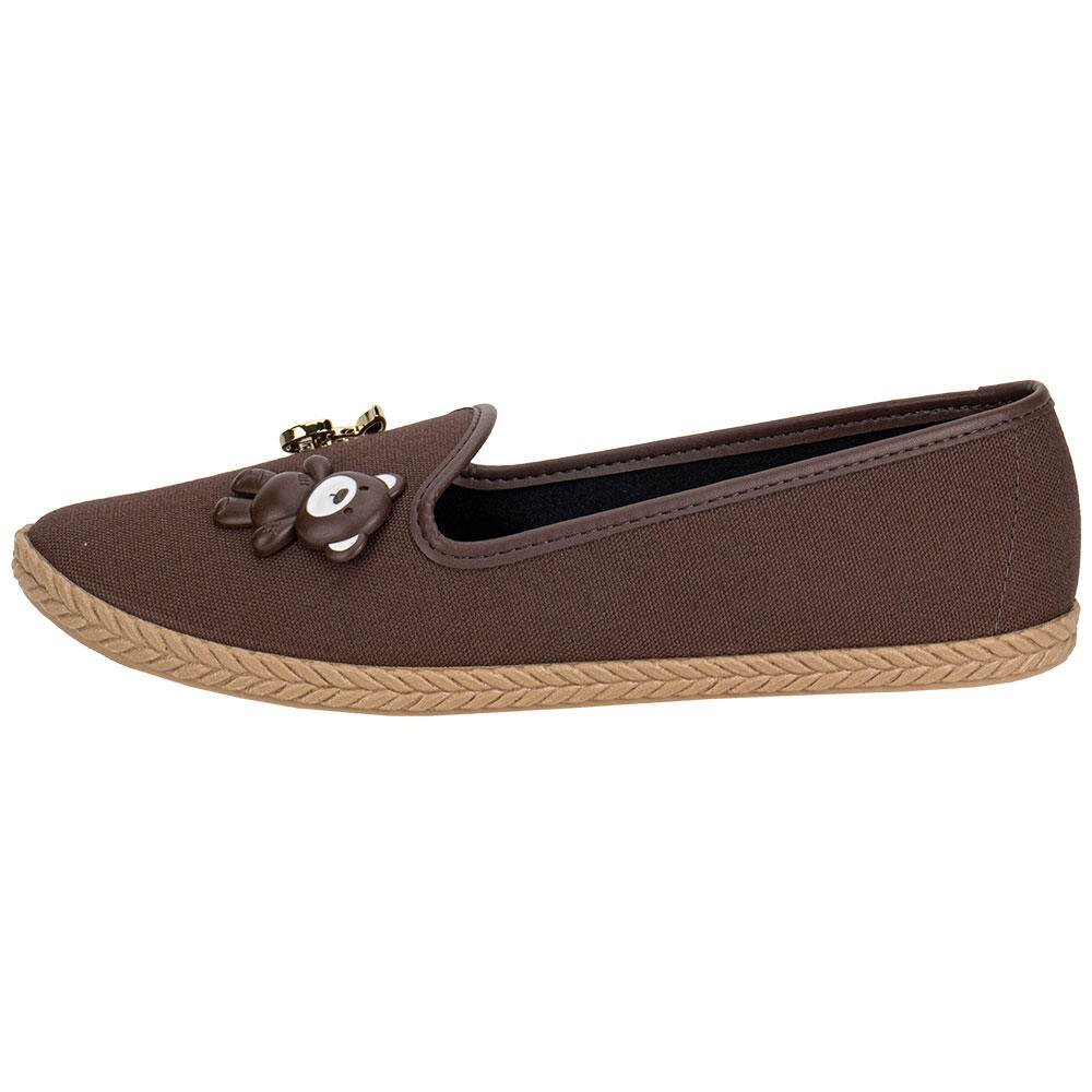 SAPATILHA FEMININA ALPARGATA MOLECA 52871008 Chocolate 2