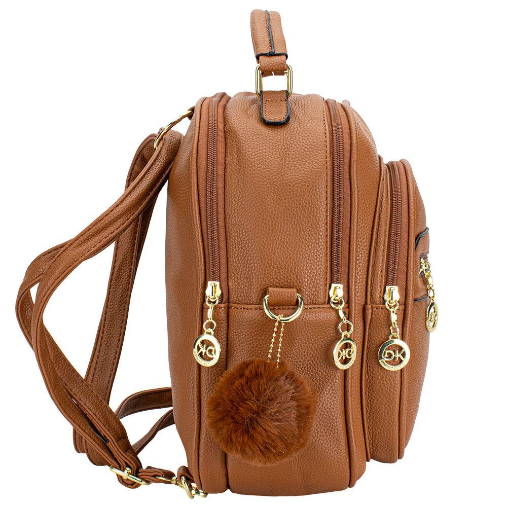 MOCHILA FEMININA H.E GH538 Caramelo 3