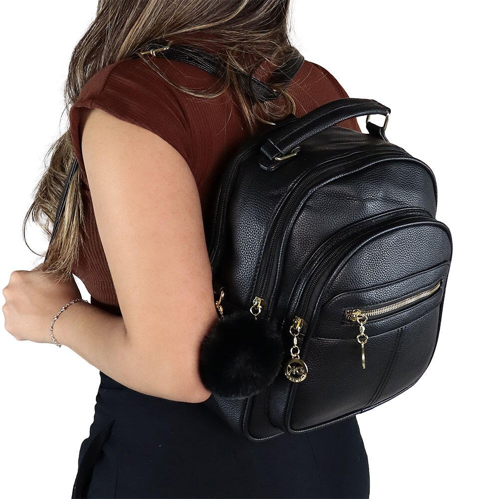 MOCHILA FEMININA H.E GH538 Vinho 2