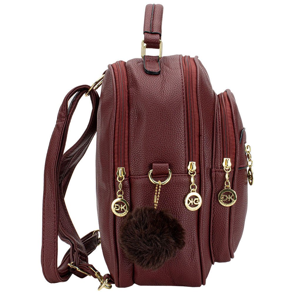 MOCHILA FEMININA H.E GH538 Vinho 3