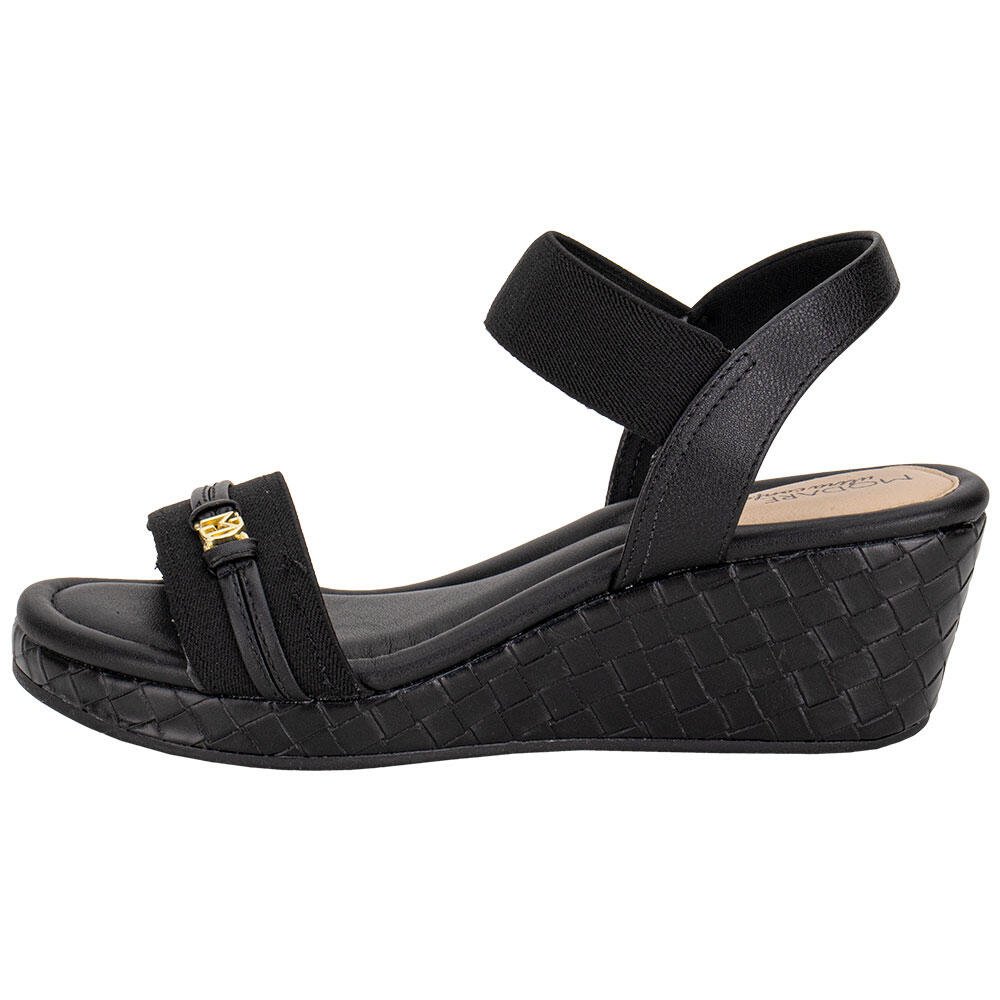 SANDÁLIA FEMININA ANABELA MODARE 7216103 Preto 2