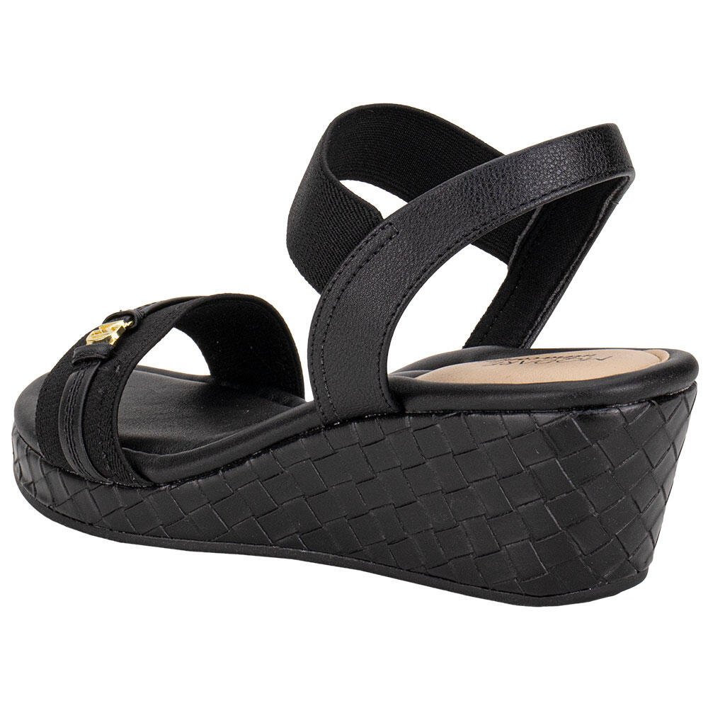 SANDÁLIA FEMININA ANABELA MODARE 7216103 Preto 3