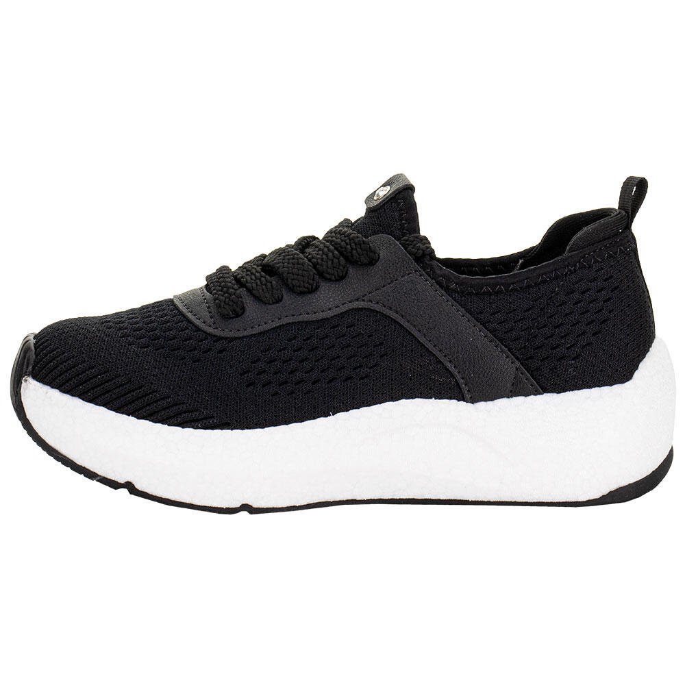 TÊNIS FEMININO CASUAL BEIRA RIO 4327103 Preto 2