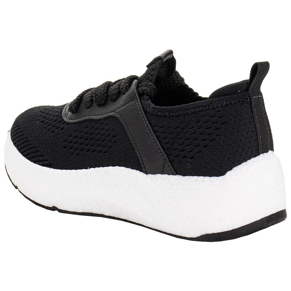 TÊNIS FEMININO CASUAL BEIRA RIO 4327103 Preto 3