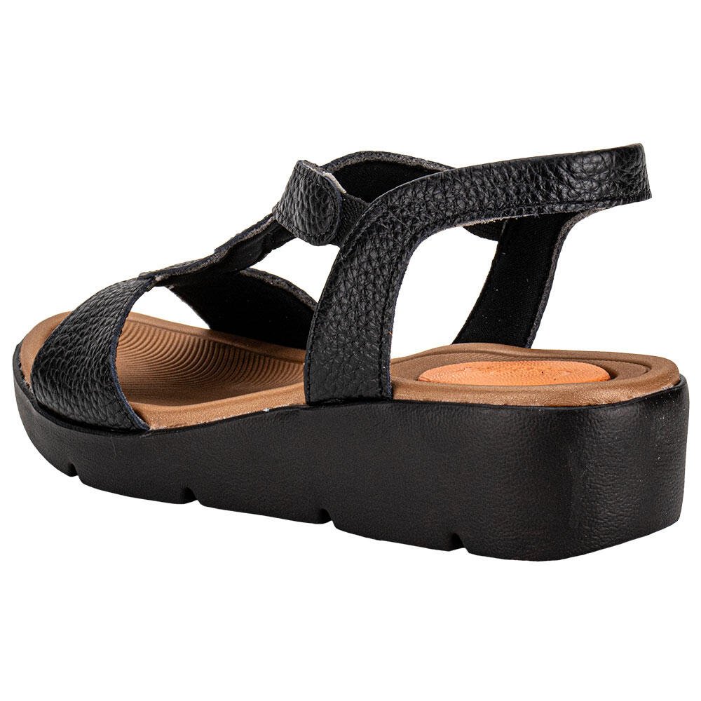 SANDÁLIA FEMININA ANABELA USAFLEX AL43013 Preto 3