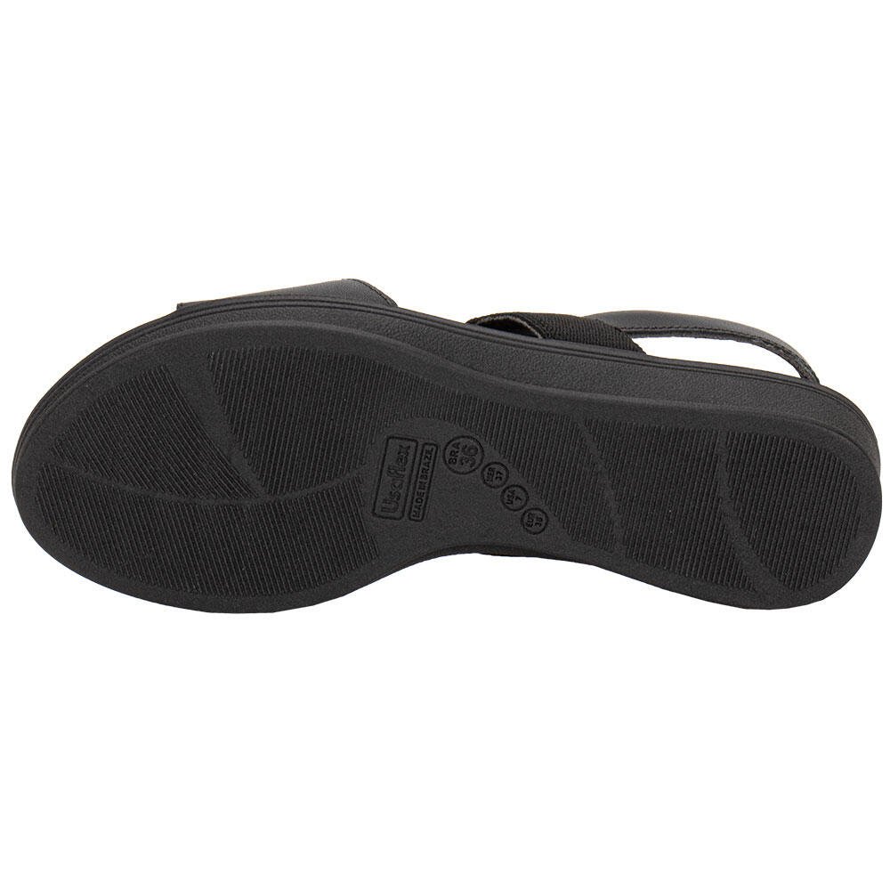 SANDÁLIA FEMININA ANABELA USAFLEX UD04008 Preto 4