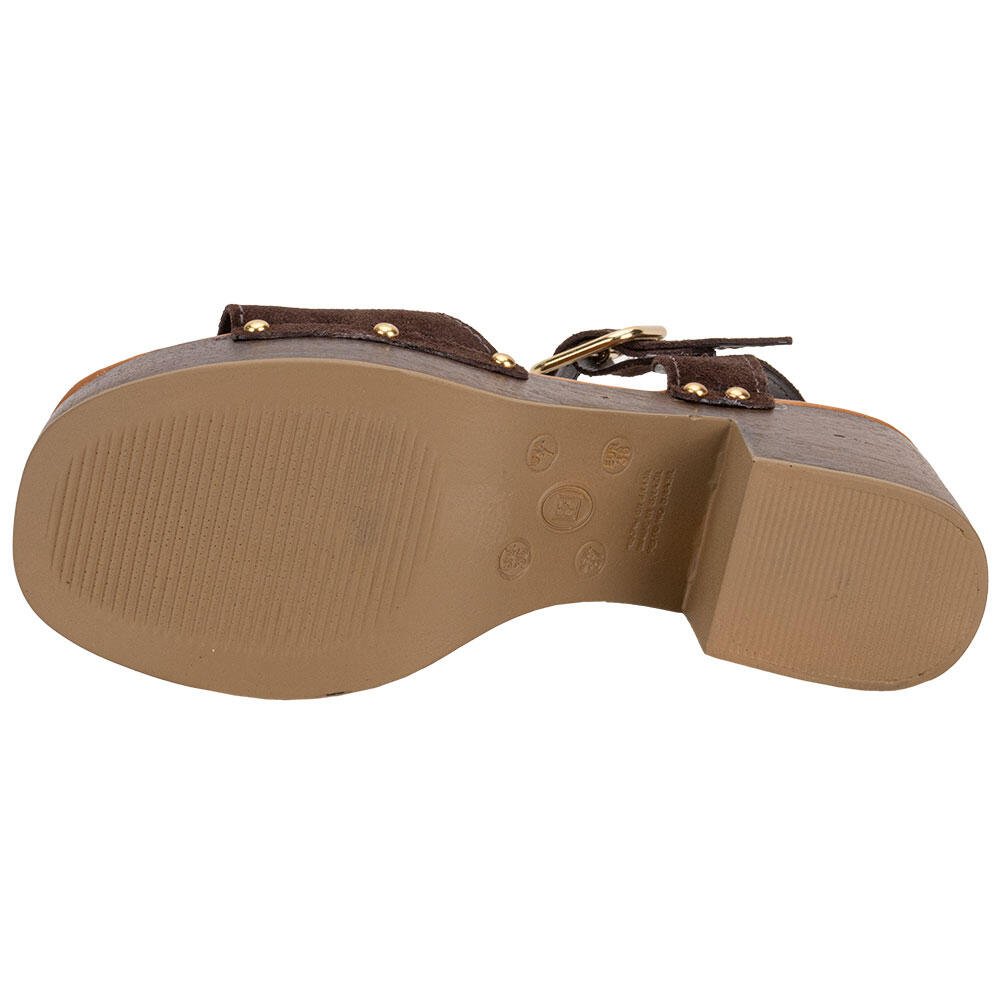 SANDÁLIA FEMININA MEIA PATA BOTTERO 370502 Café 4