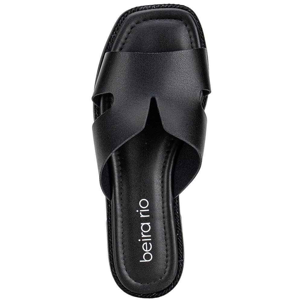 TAMANCO FEMININO FLAT BEIRA RIO 8506206 Preto 5