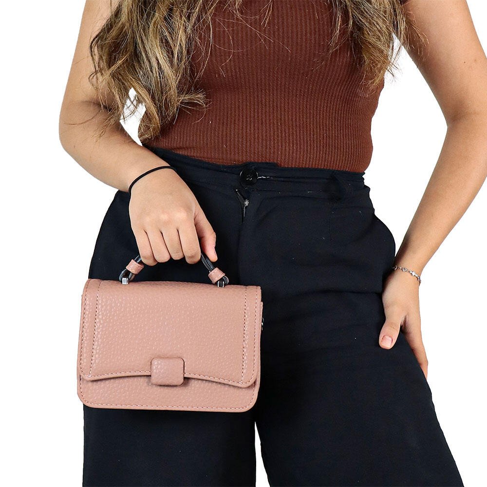 BOLSA FEMININA H.E Q9442 Rosa 2