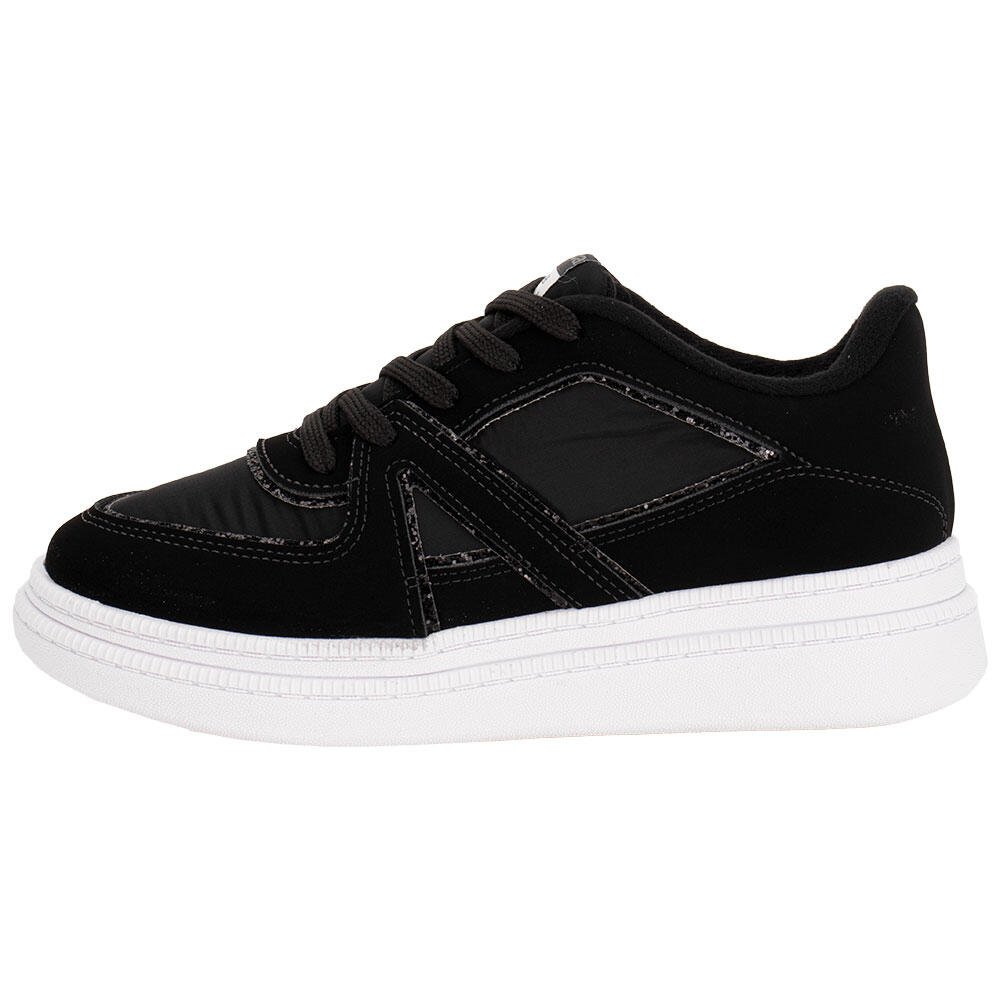 TÊNIS FEMININO CASUAL MOLECA 5816108 Preto 2