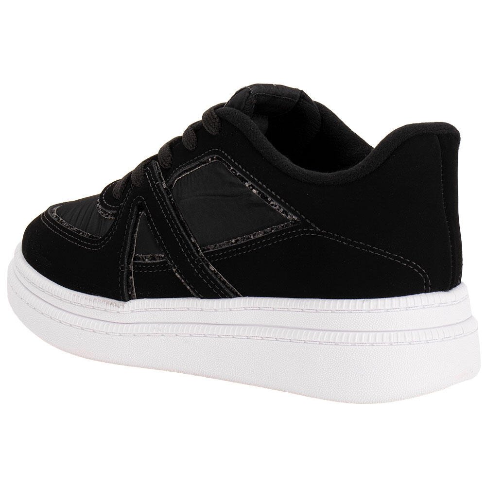 TÊNIS FEMININO CASUAL MOLECA 5816108 Preto 3