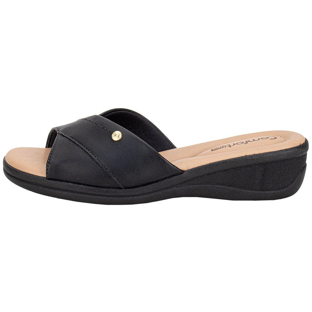 TAMANCO FEMININO ANABELA COMFORTFLEX 2588402 Preto 2