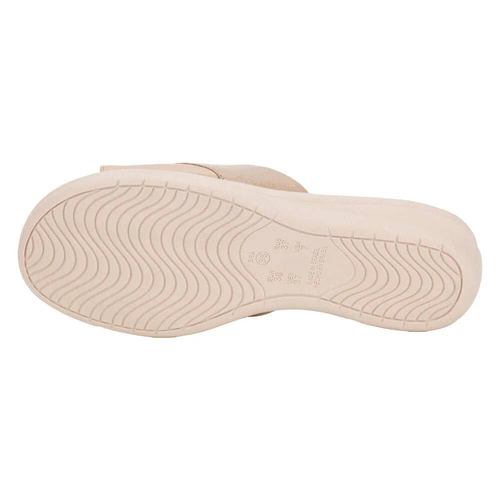 TAMANCO FEMININO ANABELA COMFORTFLEX 2588402 Bege 4