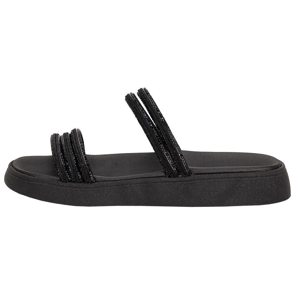 TAMANCO FEMININO FLAT MOLECA 5469135 Preto 2