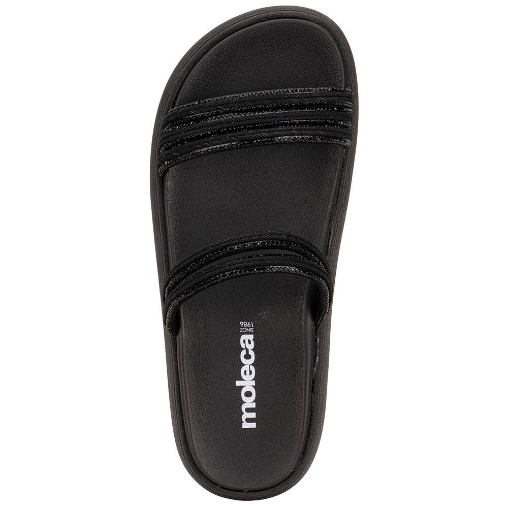 TAMANCO FEMININO FLAT MOLECA 5469135 Preto 5