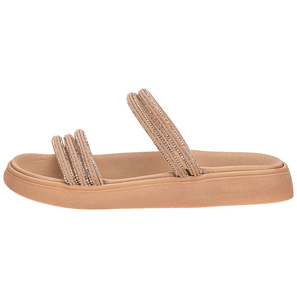 TAMANCO FEMININO FLAT MOLECA 5469135 Salmão 2