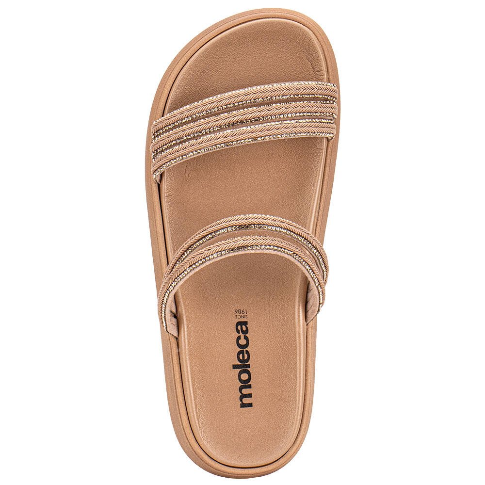 TAMANCO FEMININO FLAT MOLECA 5469135 Salmão 5