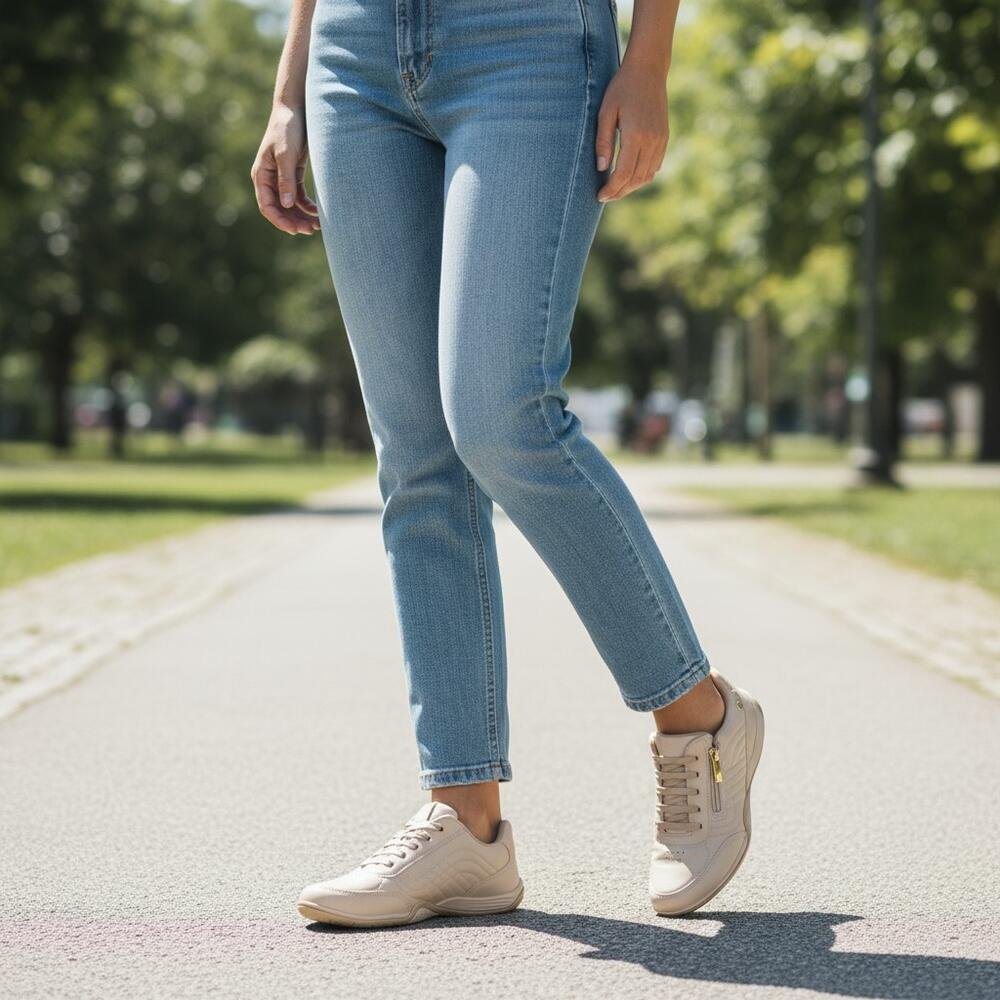 TÊNIS FEMININO CASUAL KOLOSH C3696 Bege 2