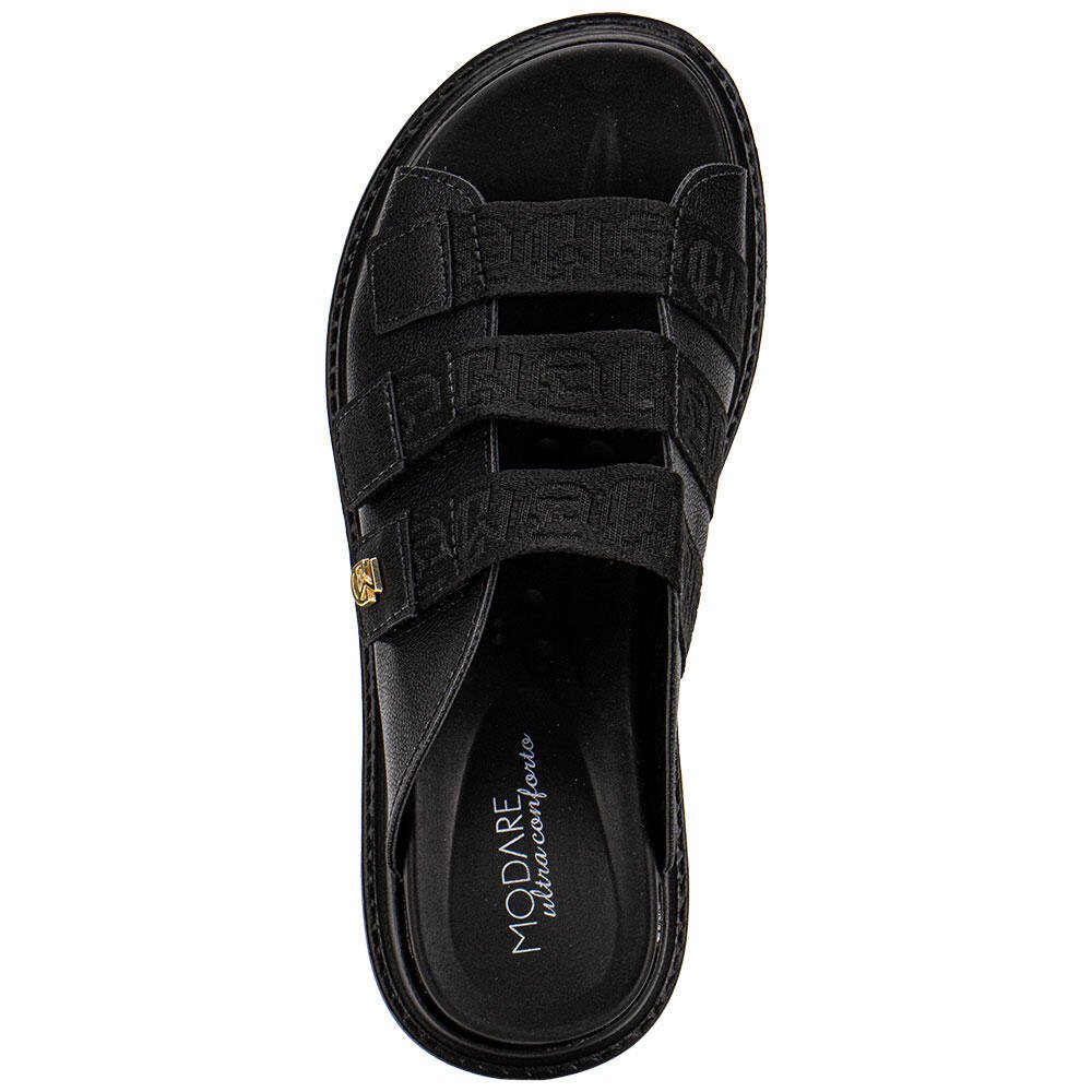 TAMANCO FEMININO FLAT MODARE 7200112 Preto 5