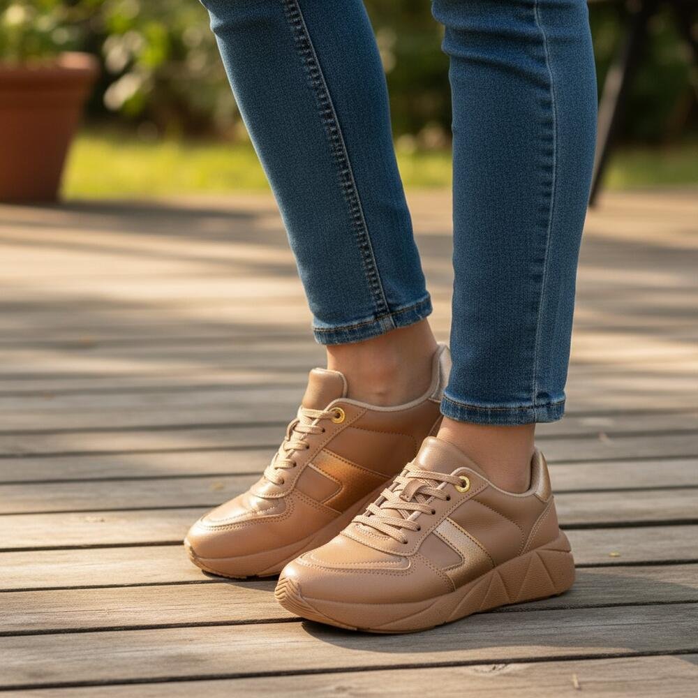 TÊNIS FEMININO CASUAL MODARE 7395208 Nude 2