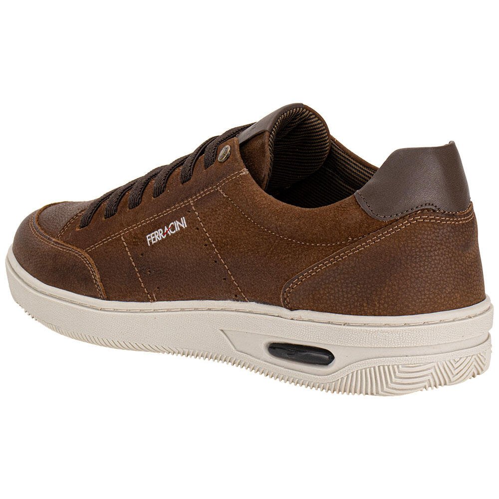 SAPATÊNIS MASCULINO NEW BLADY FERRACINI 2630 Marrom 3