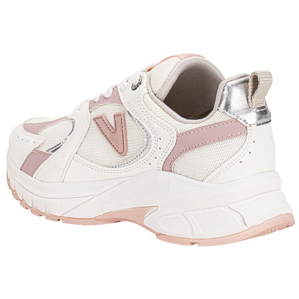 TÊNIS FEMININO CHUNKY VIA MARTE 240008 Branco/Rosa 3