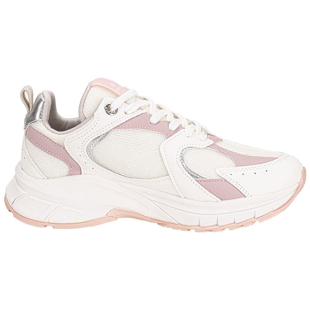 TÊNIS FEMININO CHUNKY VIA MARTE 240008 Branco/Rosa 5