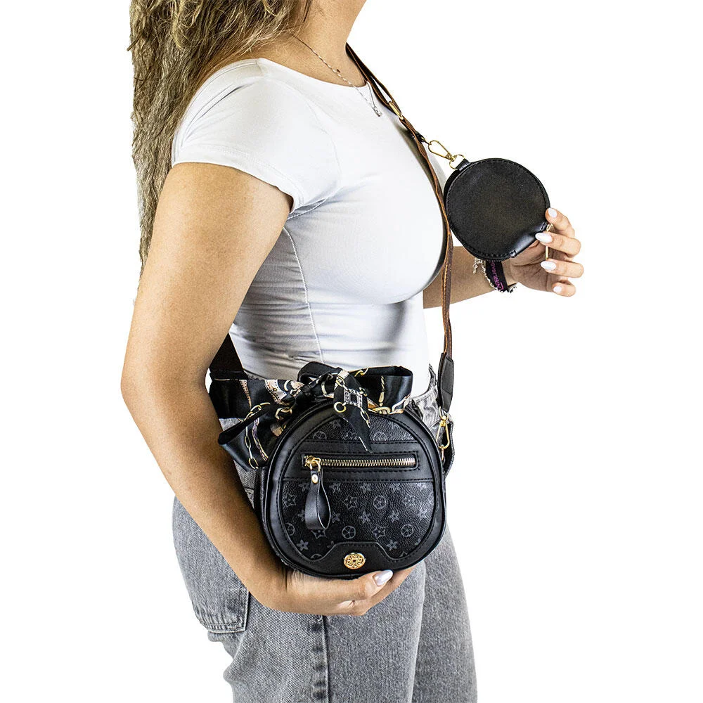 BOLSA FEMININA TRANSVERSAL H.E XB8370 Camel 2