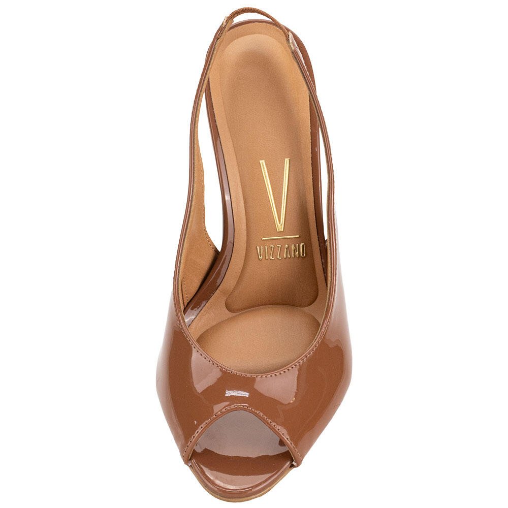 SANDÁLIA FEMININA SALTO FINO VIZZANO 6564101 Marrom 4