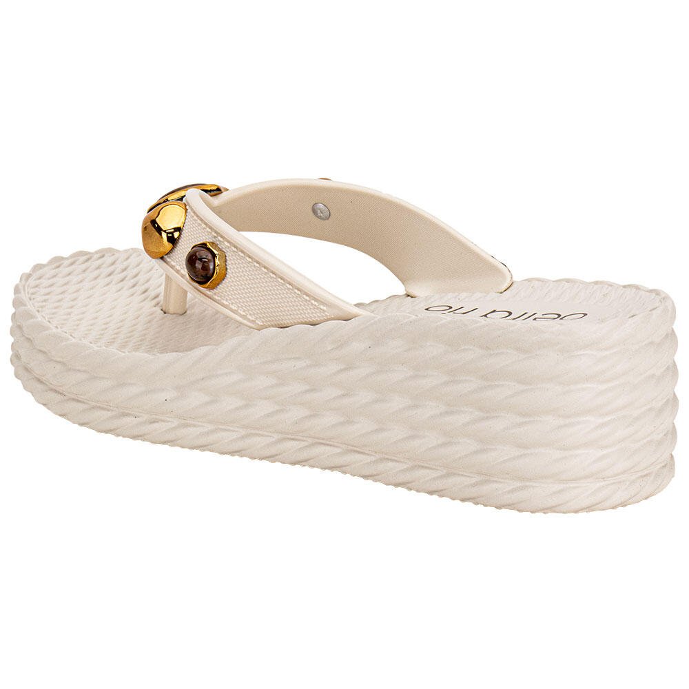 TAMANCO FEMININO ANABELA BEIRA RIO 8561104 Branco 3