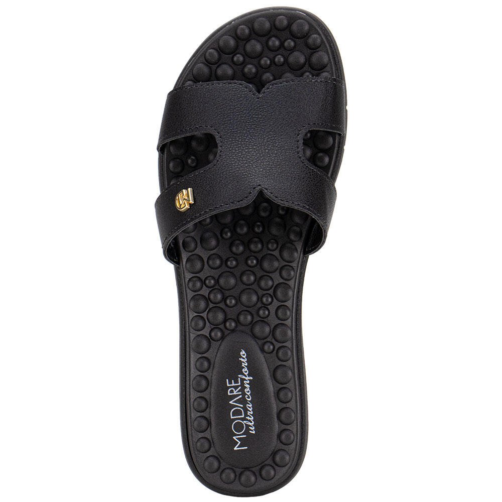 TAMANCO FEMININO FLAT MODARE 7162330 Preto 5
