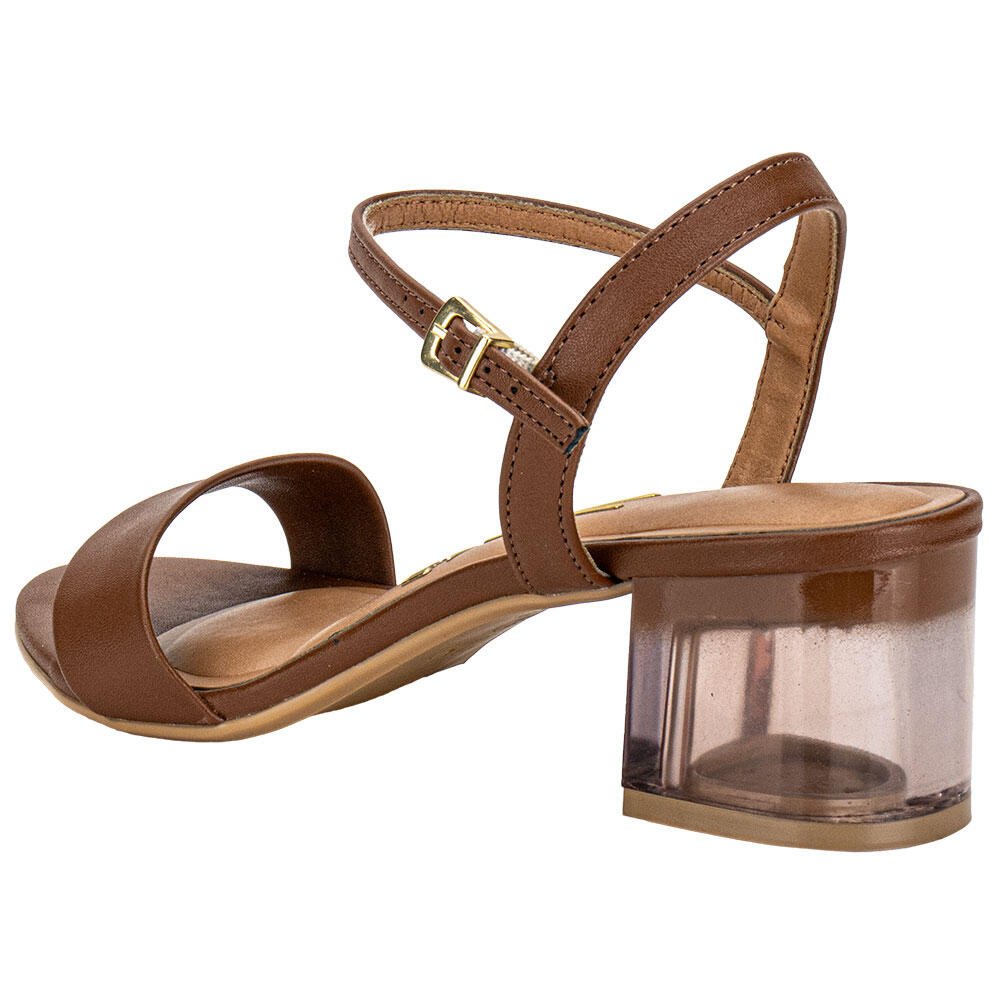 SANDÁLIA FEMININA SALTO GROSSO VIZZANO 6442200 Marrom 3