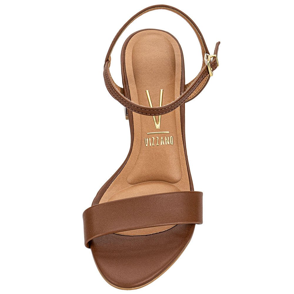 SANDÁLIA FEMININA SALTO GROSSO VIZZANO 6442200 Marrom 5
