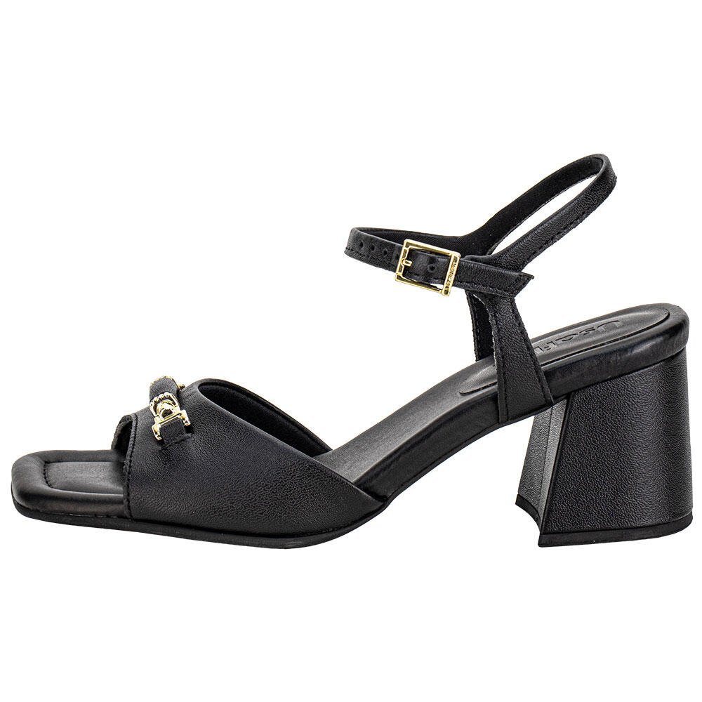 SANDÁLIA FEMININA SALTO GROSSO USAFLEX AI16009 Preto 2