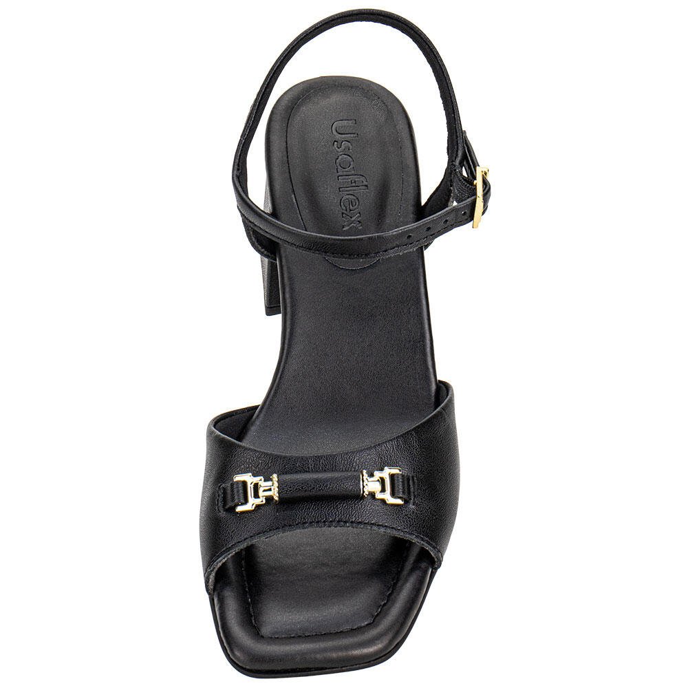 SANDÁLIA FEMININA SALTO GROSSO USAFLEX AI16009 Preto 5