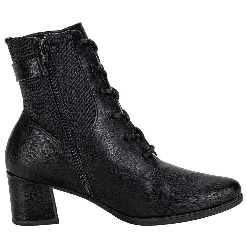 BOTA FEMININA COTURNO PICCADILLY 654049 Preto 5