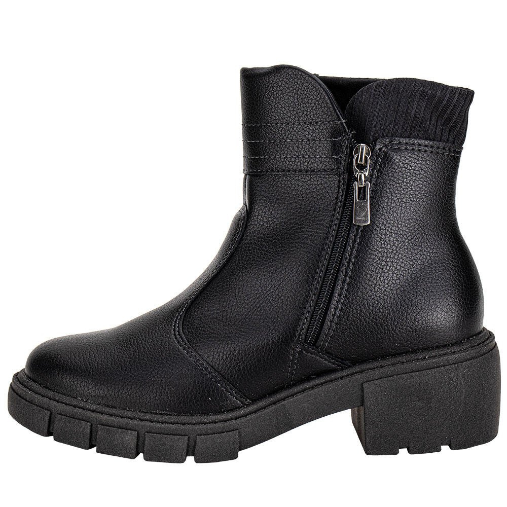 BOTA FEMININA CANO BAIXO BEIRA RIO 9077211 Preto 2